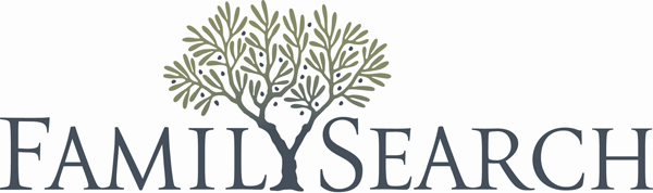 Family Search logo. A tree grows in place of the letter Y.