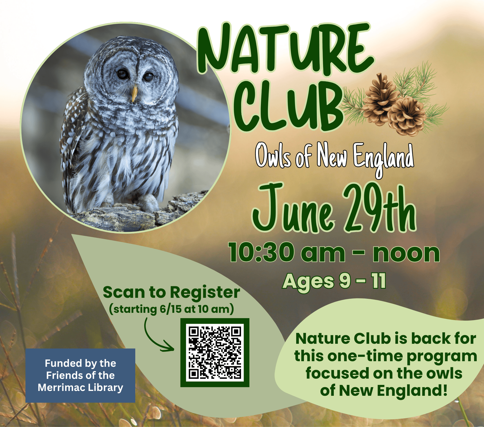 nature club owl website