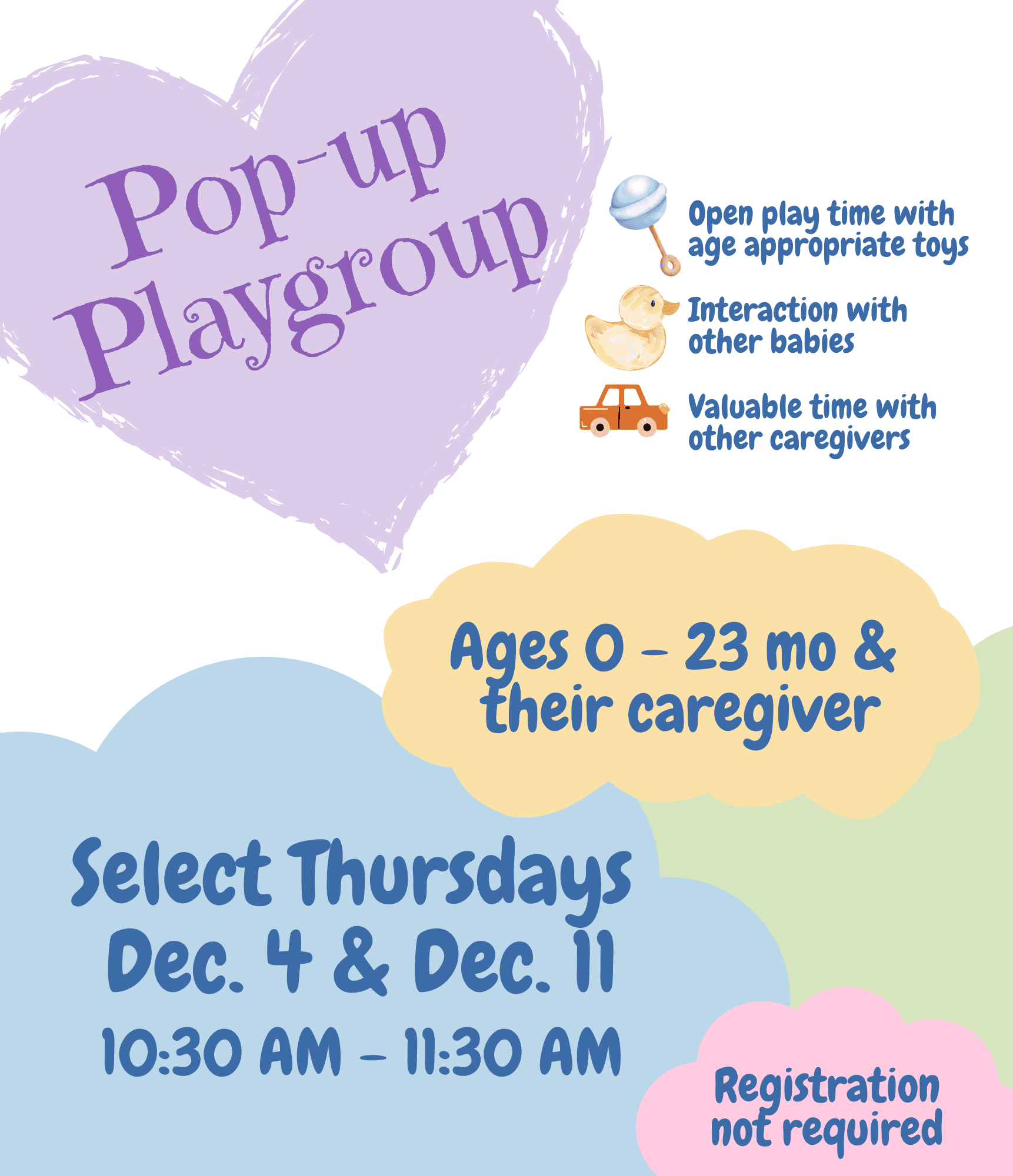 pop up playgroup website